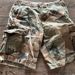 Camouflage Cargo Men Shorts